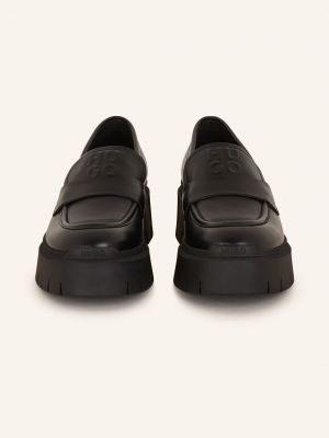 Loafers na platformie Hugo czarne