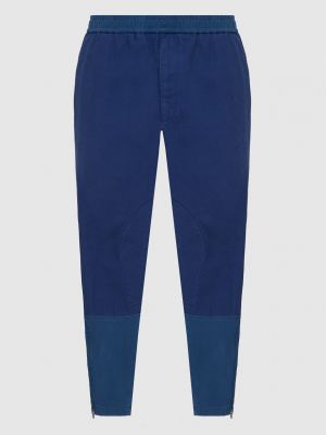 Синие спортивные штаны Gucci