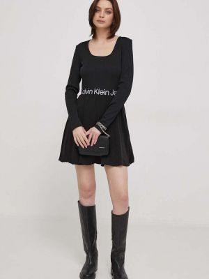 Sukienka mini Calvin Klein Jeans czarna