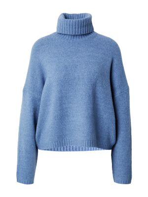 Пуловер Abercrombie & Fitch синьо