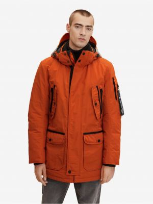 Kapucnis dzseki Tom Tailor narancsszínű