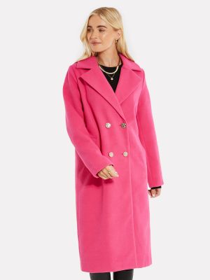 Kabát Threadbare ružová