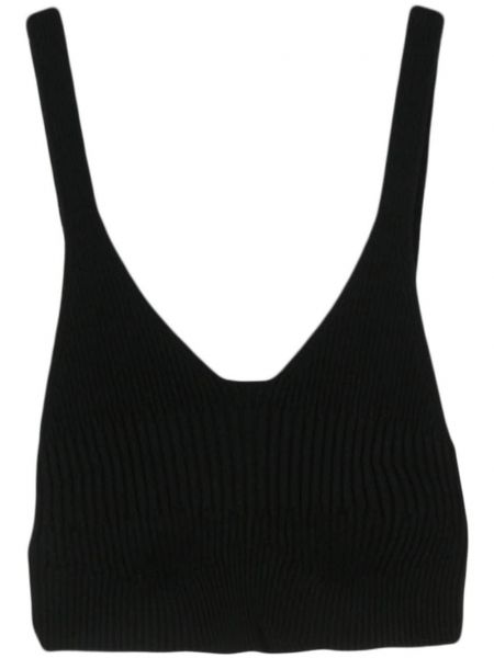 Soutien-gorge bralette en tricot Aeron noir