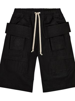 Bomuld cargo shorts for drenge Rick Owens Kids sort