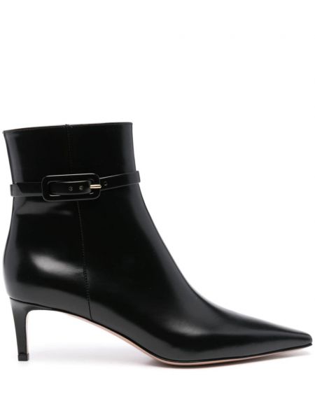 Bottines en cuir Gianvito Rossi noir