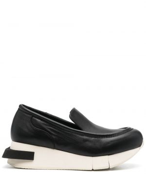 Pantofi loafer cu platformă cu pană Paloma Barcelo negru
