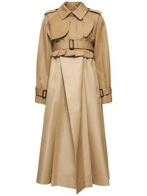 Trench en coton Sacai beige