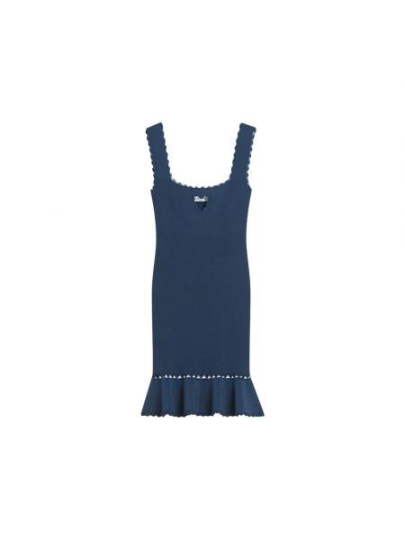 Sukienka mini w serca Lanvin niebieska