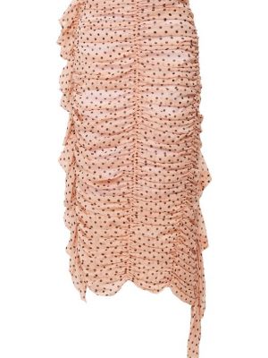 Шелковая юбка Dries Van Noten розовая