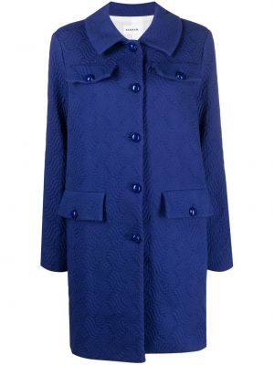 Žakárový kabát P.a.r.o.s.h. modrý