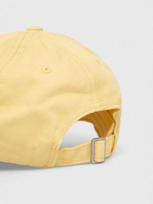 Хлопковая кепка Fila желтая