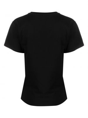 T-shirt en coton avec applique Moschino