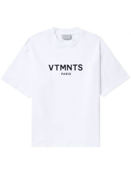 T-shirt aus baumwoll mit print Vtmnts