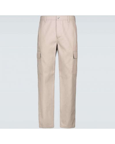 Pantalon cargo en coton Valentino beige