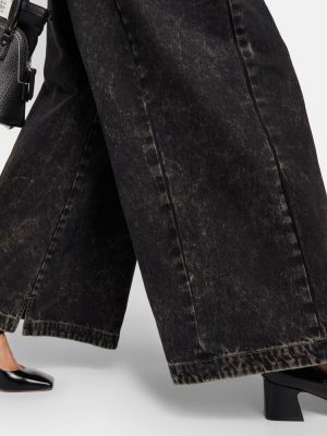 Distressed jeans ausgestellt Maison Margiela schwarz