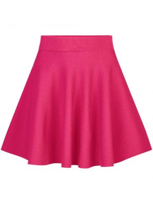 Plisované mini sukně Nina Ricci růžové