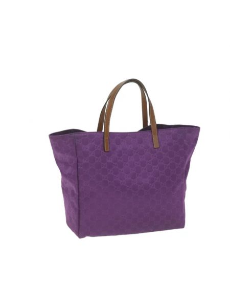 Bolso shopper retro Gucci Vintage violeta