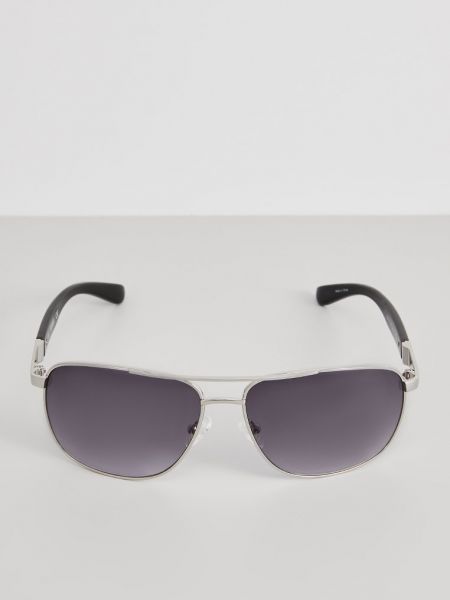 Okulary przeciwsłoneczne Guess srebrne