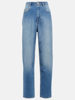 Skinny fit džínsy s vysokým pásom Marant Etoile modrá