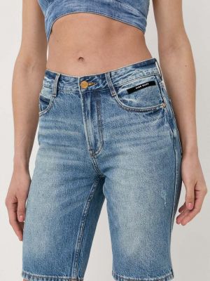 Szorty jeansowe z wysoką talią Miss Sixty niebieskie
