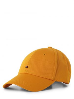 Pomarańczowa czapka bawełniana bawełniana Tommy Hilfiger