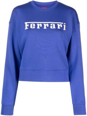 Sweatshirt aus baumwoll mit print Ferrari