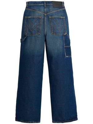 Oversized džínsy Marc Jacobs modrá