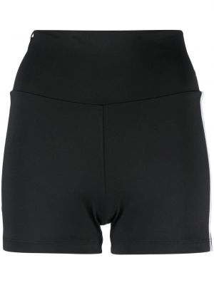 Shorts med hög midja Adidas svart