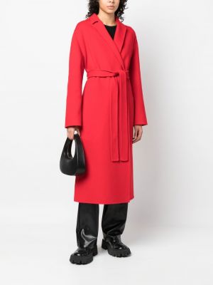 Manteau en cachemire Burberry rouge