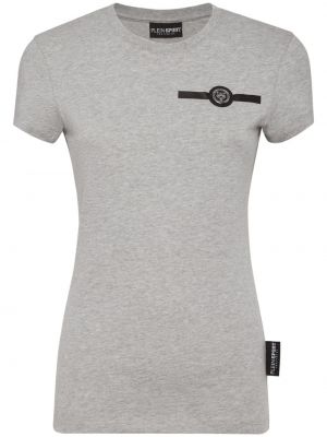 T-shirt en coton Plein Sport gris