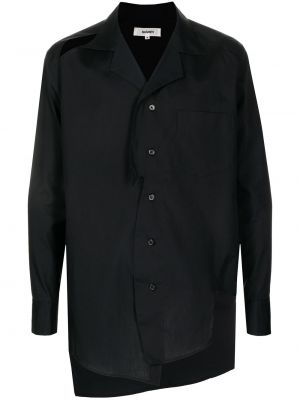 Marškiniai su sagomis Sulvam juoda