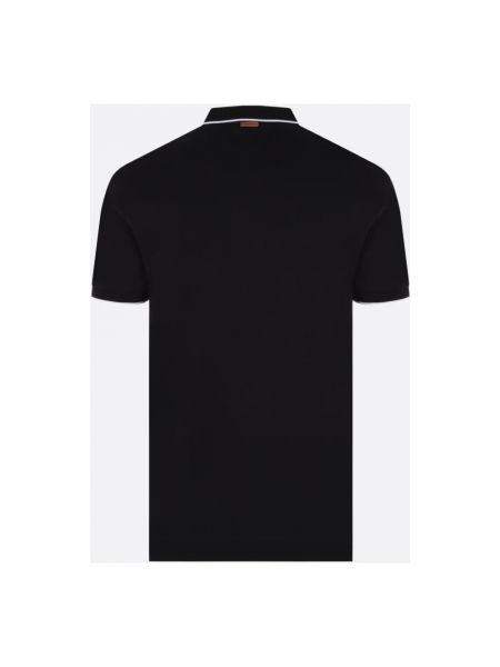 Camisa de algodón Ermenegildo Zegna negro