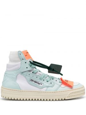 Blonder zip snøring sneakers Off-white hvit