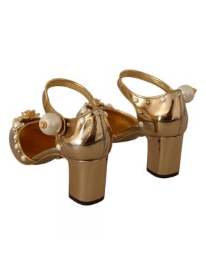 Calzado de cuero de cristal Dolce & Gabbana