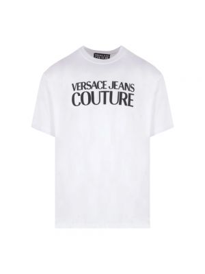Bluza bawełniana Versace Jeans Couture biała