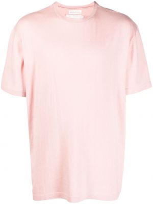 Kašmírové tričko jersey Extreme Cashmere růžové