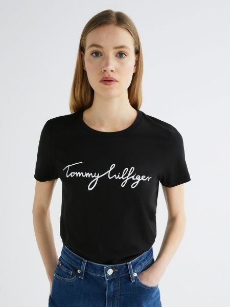 Camiseta manga corta Tommy Hilfiger negro