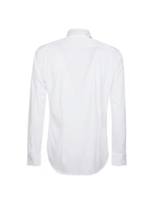 Camisa slim fit manga larga Orian blanco