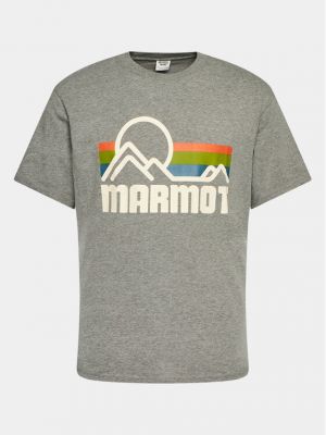 Marškinėliai Marmot pilka