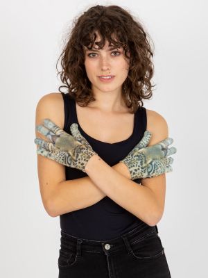 Mănuși cu imagine cu imprimeu animal print Fashionhunters