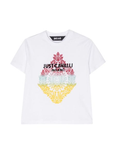 Koszulka Just Cavalli biała
