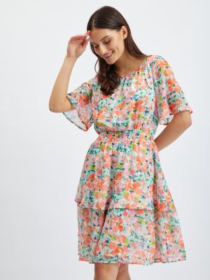 Obleka s cvetličnim vzorcem Orsay