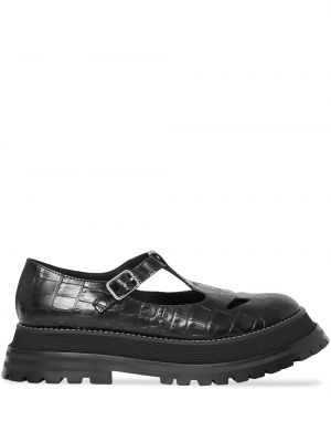 Zapatos oxford de cuero Burberry negro