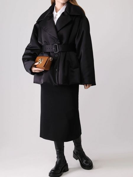 Утепленная куртка Mantù черная