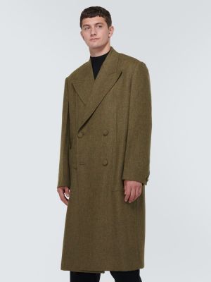 Vlněný kabát se vzorem rybí kosti Givenchy