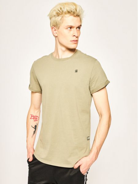 T-shirt large à motif étoile G-star Raw vert