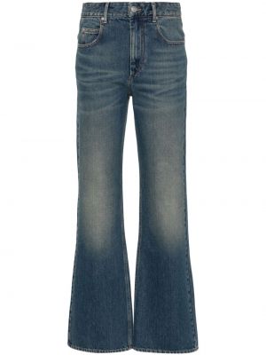 Zvonové džíny s vysokým pasem Isabel Marant modré