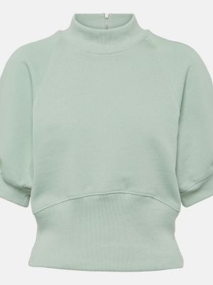 Bombažni pulover Dries Van Noten zelena