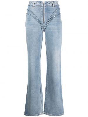 Křišťálové straight fit džíny Seen Users