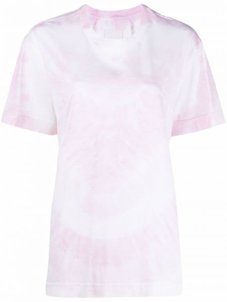 Camiseta con estampado tie dye Givenchy blanco